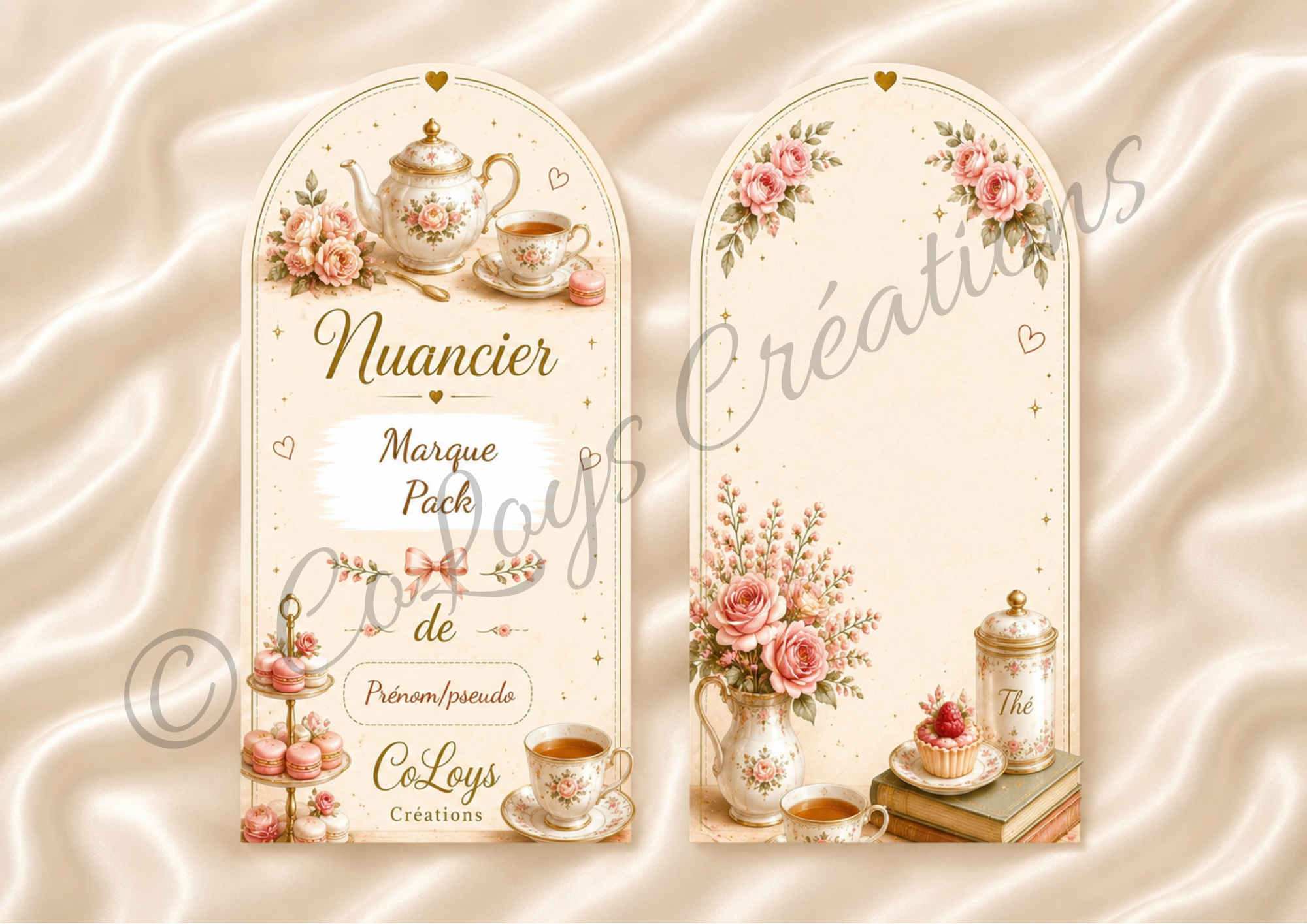 Porcelaine et roses