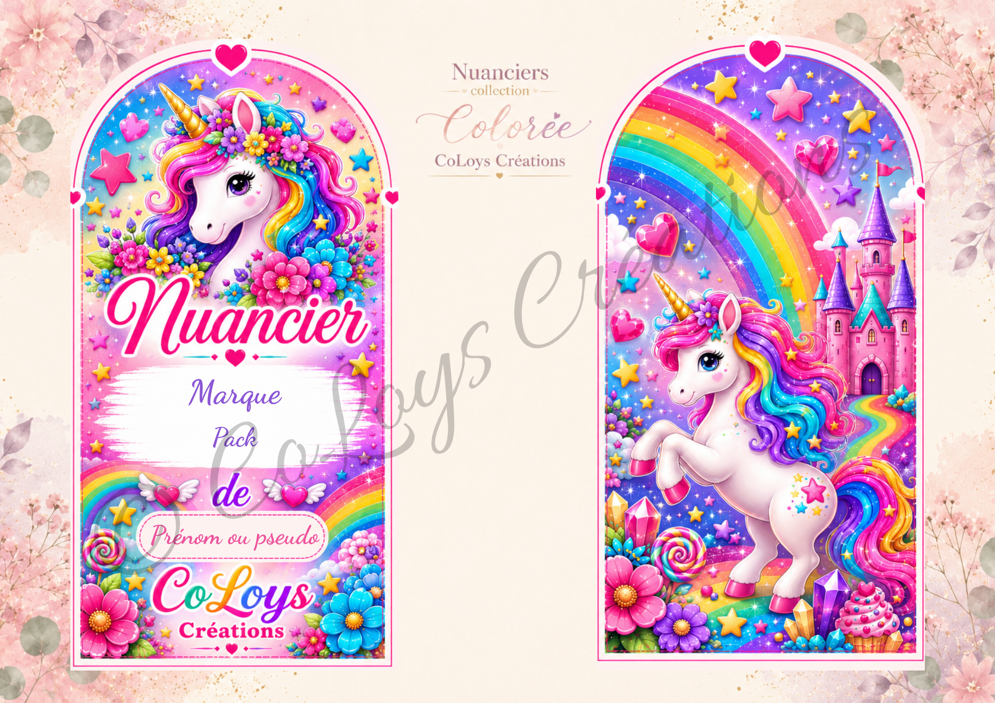 Licorne arc en ciel
