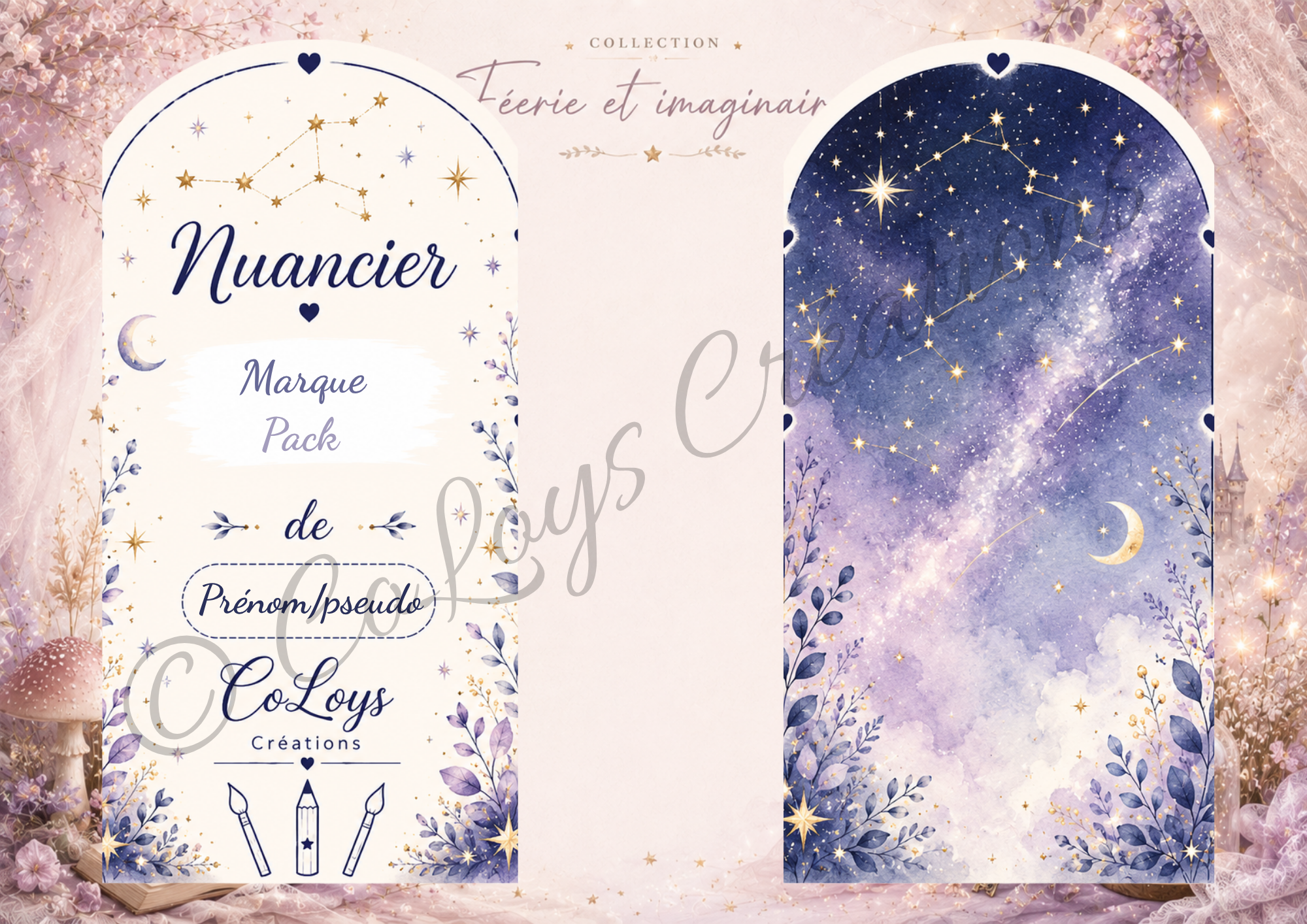 Design 43 Étoiles et constellations