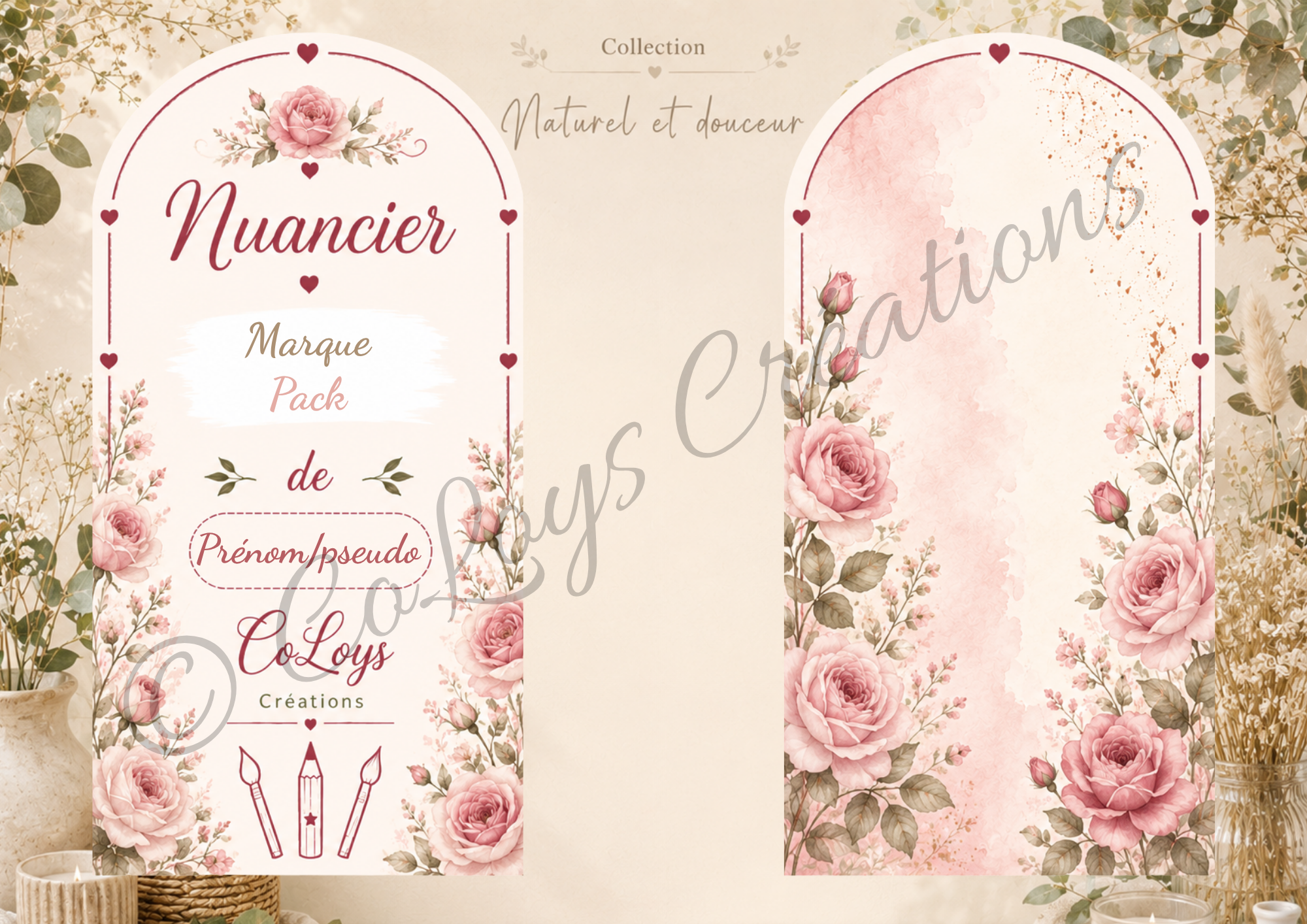 35 Roses romantiques