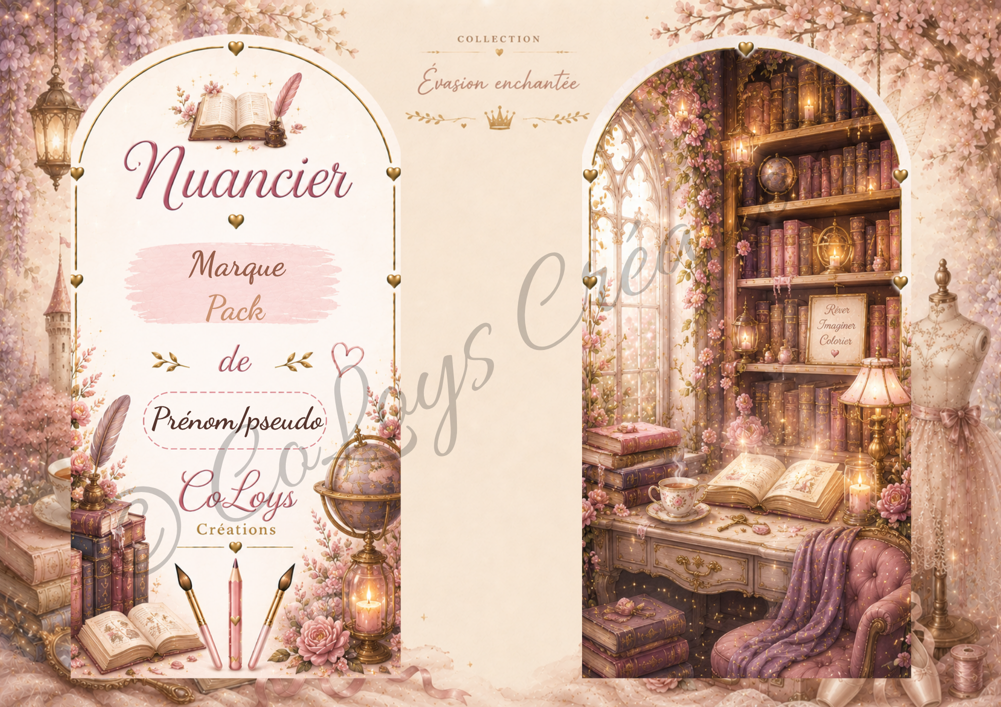 76 Bibliothèque magique