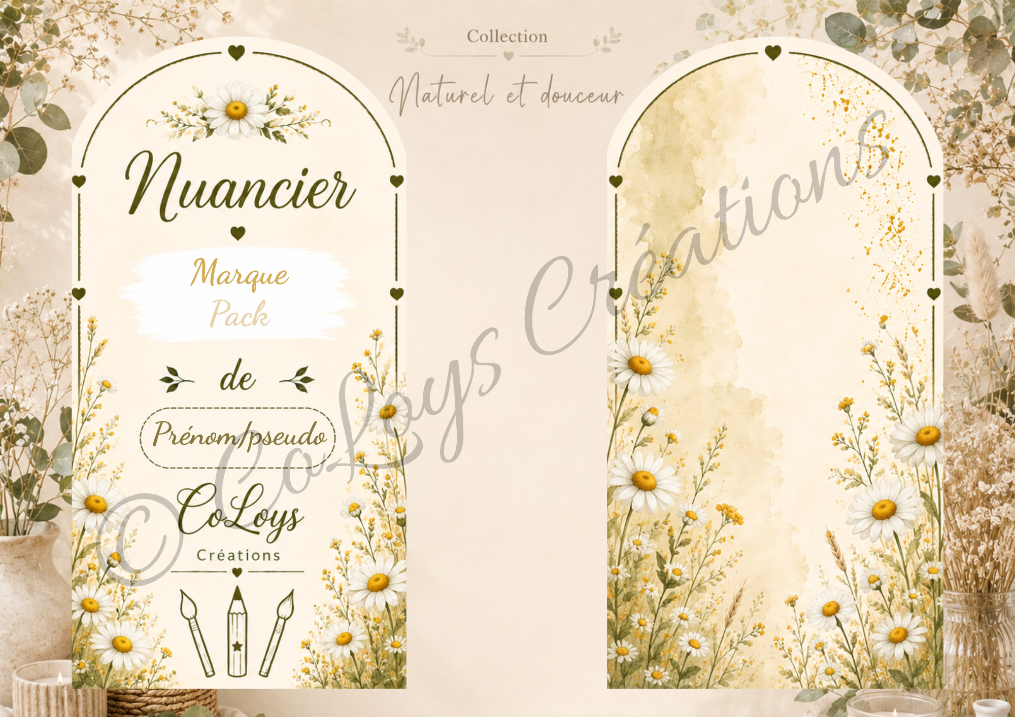 36 Marguerites champêtres