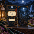 023 Cascade sous la lune