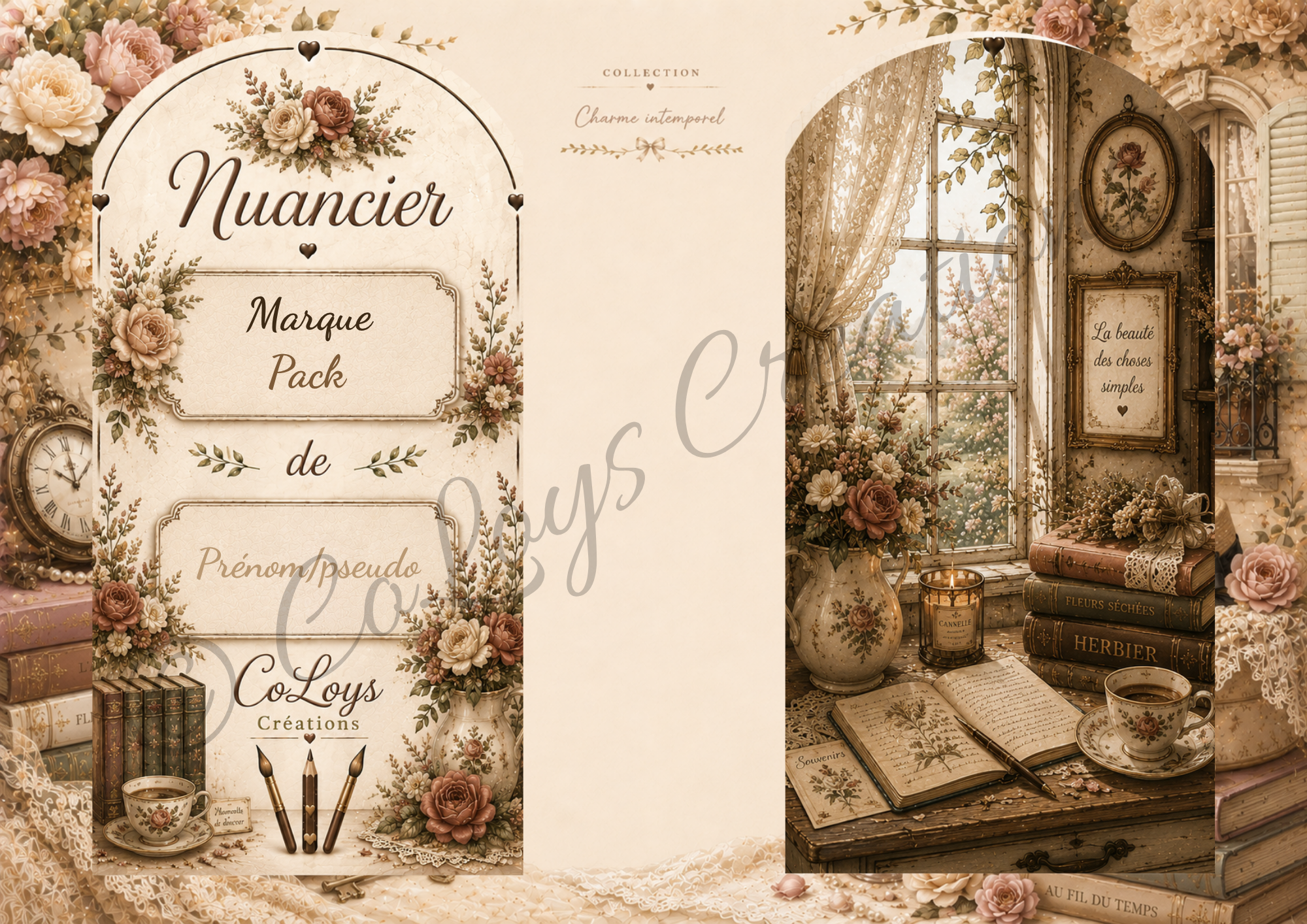 81 Vintage fleuri